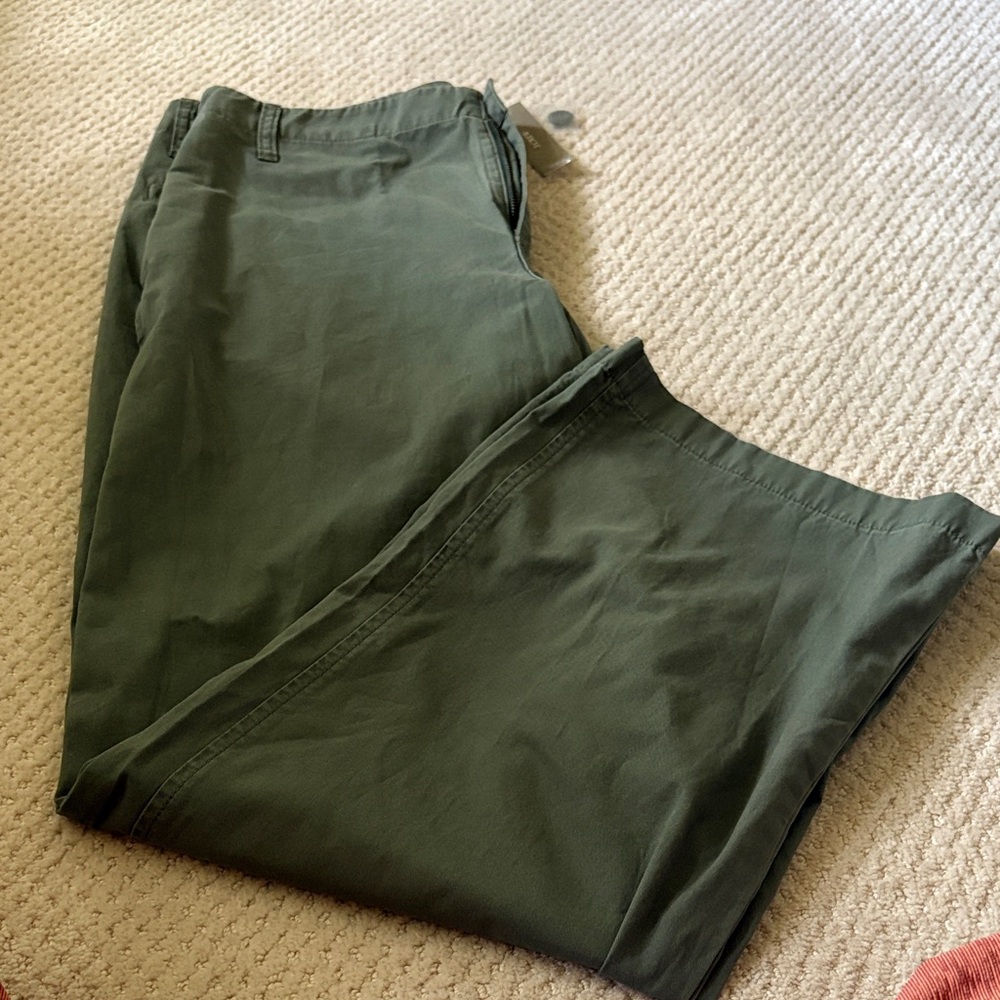 J. Crew Women's Olive Green Straight Leg Pants